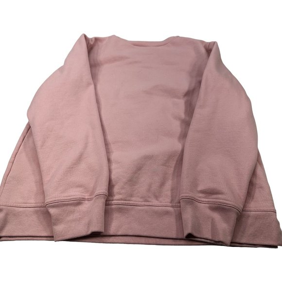 Gap Women's Size Medium Sweatshirt Long Sleeve Graphic Pink Preowned - Picture 2 of 13